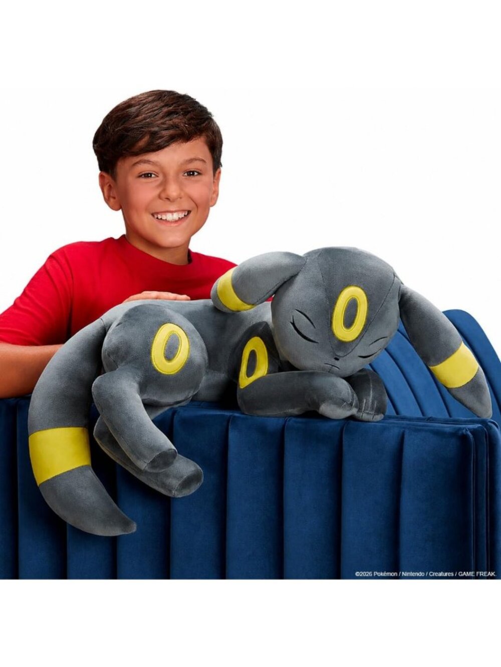 Cozy 18-Inch Sleeping Umbreon Plush Toy - Soft Premium Stuffed Animal Cuddle